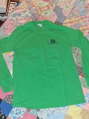 Southern Couture Long Sleeve Tee - Bright Green